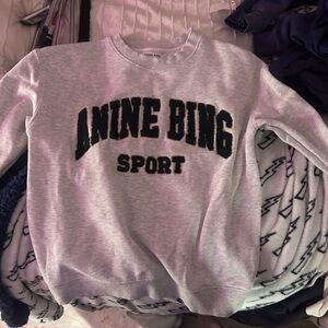 Anine Bing Sport Light Gray Sweater